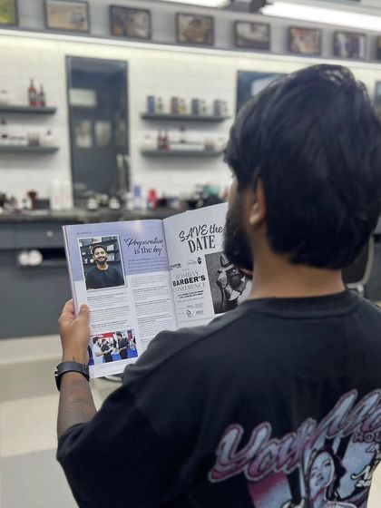 It was a full-circle moment to be featured in Professional Beauty magazine after years of reading it for inspiration. This feature was a great recognition of the work we are doing to elevate the barbering industry in India.