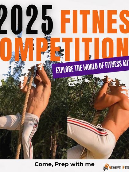 This is my competition plan for 2025. I'm aiming for events that are a pure blend of strength, power, and endurance. If you're aiming for these too, let's prepare together.