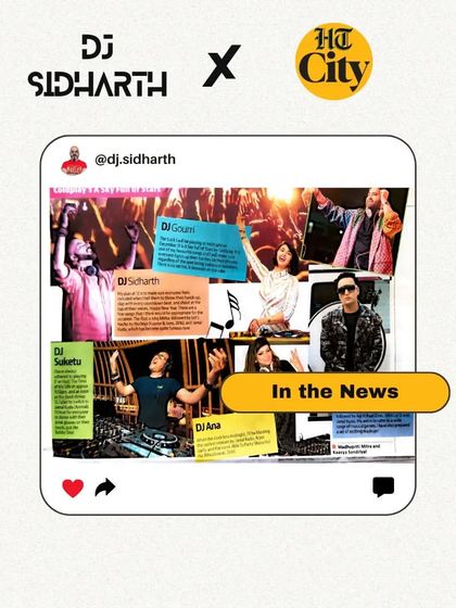 In the news. Had a great chat with Hindustan Times about the tracks that were set to light up New Year's Eve parties.