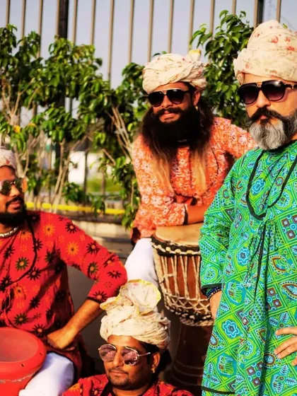 Posing with the Basti Crew. Our collaboration is built on years of friendship and a shared passion for creating powerful musical experiences.