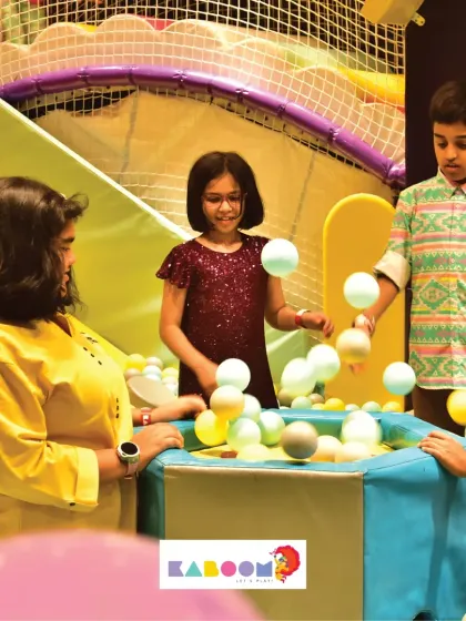 An interactive ball game that keeps kids engaged and entertained. It's a great way to play together.