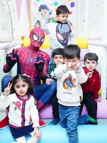 Imagine your child's excitement meeting their favorite hero! I arrange for special character appearances like Spider-Man to make birthday parties and playdates truly unforgettable.