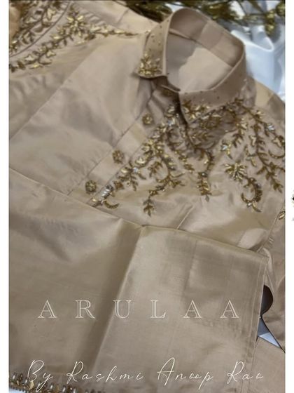 Arulaa by Rashmi Anoop Rao - Men's Custom Formal & Wedding Wear South Indian 'Muhurtam' Attire photo 7