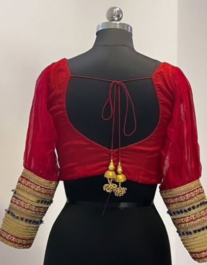 Bhargavi and Poorvika - Ethnic & Fusion Wear Rental Statement & Handcrafted Blouses photo 21