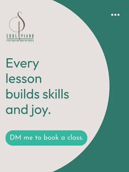 Every lesson is a step forward, building both skills and joy. This is the promise of my studio. If this approach resonates with you, I invite you to book a class and experience it for yourself.
