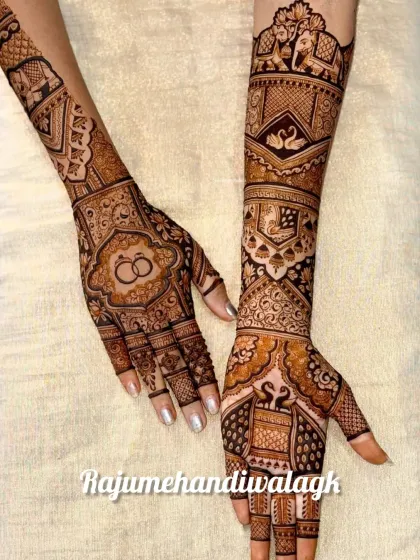 Raju Mehendi - Guest & Family Mehandi Intricate Bridal Mehandi photo 7