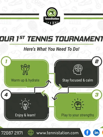 Preparing for your first tournament? This checklist covers the essentials: warm up and hydrate, stay focused and calm, play to your strengths, and most importantly, enjoy and learn from the experience.