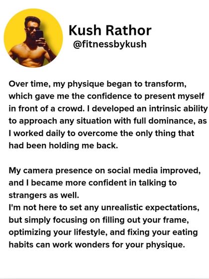 Back in my teens, I was insecure and hated how I looked. An unfit body chips away at your confidence. For me, taking action in the gym, fueled by a desire to improve how I looked, completely reshaped my life and my self-esteem.