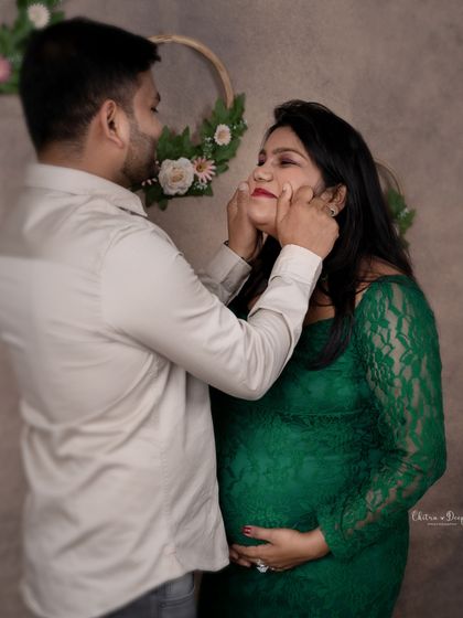 A playful and candid moment between the couple. These unposed interactions often result in the most memorable and cherished photos.