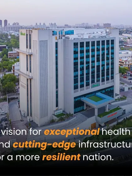 This image captures our vision for creating cutting-edge healthcare infrastructure that contributes to a more resilient nation. The modern facade and scale of this hospital building reflect our commitment to designing facilities that deliver exceptional health outcomes and stand as pillars of community well-being.