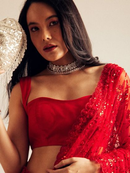 Sangeet, Reception & Bridesmaid Glam photo 5