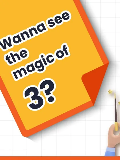 Numbers are full of magical patterns. Let's explore a fascinating property of the number 3.