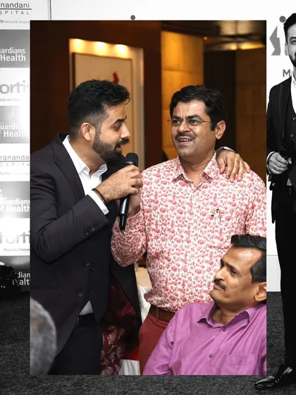 More audience interaction at the Fortis R&R night, making the evening personal and engaging for the guests.