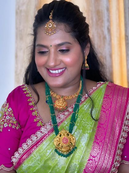 A joyful, smiling portrait.