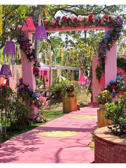 Wedding Decor Company - Wedding Event Design & Decor Radiant Haldi & Mehendi Celebrations photo 61