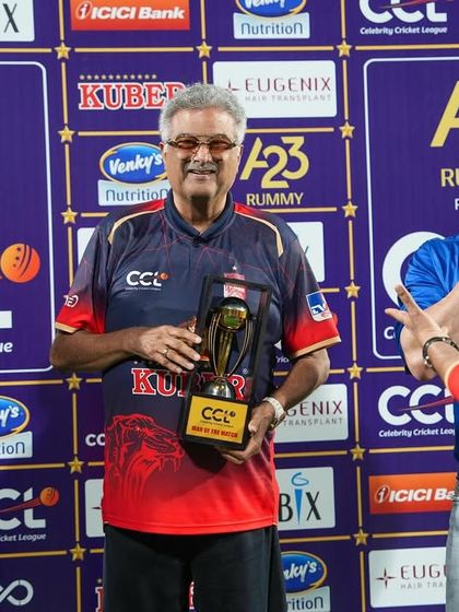 A moment of celebration at the CCL. It was wonderful to see the camaraderie and competitive spirit among the celebrity players.