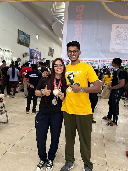 Priyanshi's roller-coaster win at the Junior National Championship. After controversial judging on her squat and bench attempts, she came from behind to secure the gold medal, showing true competitive spirit.