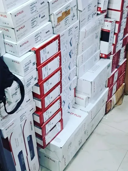 I believe in keeping everything in stock so you never have to wait. Here you can see our inventory of Digital Video Recorders (DVRs) and Network Video Recorders (NVRs) from top brands like CP Plus, Hikvision, and Dahua, ready for any project size.