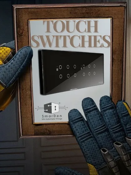 Our touch switches are so well-designed, you might just find excuses to show them off. This is what happens when you combine premium materials with intuitive smart home technology.