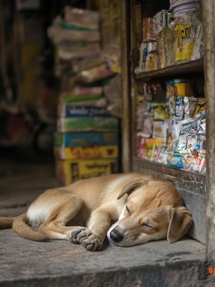 This is the story of Rani, a stray dog in Delhi, struggling to survive in the city's pollution. Her story is a reminder of the forgotten souls who bear the weight of our urban progress.