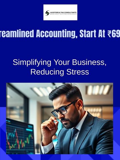 My streamlined accounting services are designed to simplify your business operations and reduce financial stress. This image highlights my affordable annual package that covers key compliance needs like GSTR 3B and GSTR 1 filing.