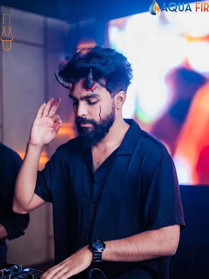 My final look for the Halloween party at The Fixx Bar. A simple but effective costume that fits the devilish fun of the night.