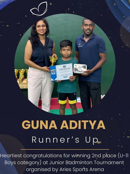 Manoj Kumar - Badminton Coaching for Kids & Youth Our Tournament Champions photo 45