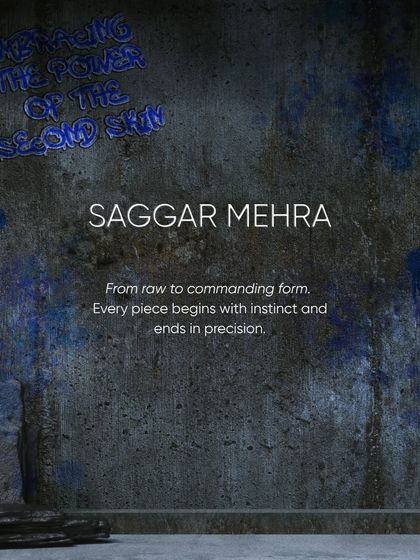 From raw to commanding form. This image and text capture my process: every piece begins with instinct and ends in precision. Tailoring is not just technique; it's a second skin.