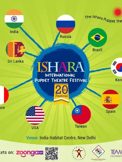 A graphic showcasing the global reach of our 20th festival, with participating countries from around the world. This visual represents our core service: curating a truly international artistic event.