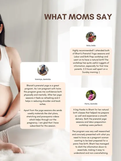 Here's what moms from India and Australia have said about my program, highlighting how it helped them feel confident both physically and mentally.