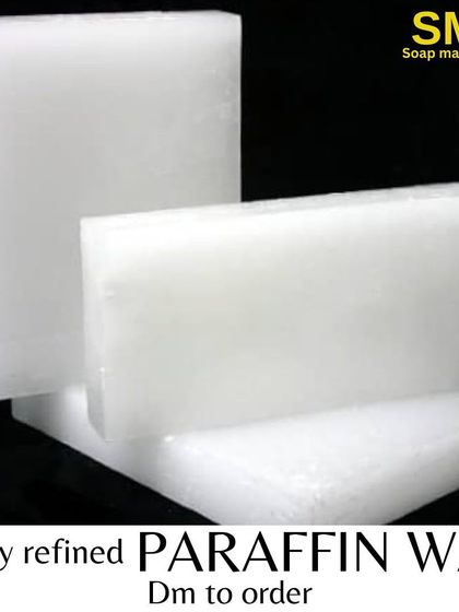 For those who need vibrant colors and a strong scent throw, I offer fully refined paraffin wax. It comes in solid blocks that are easy to store and use for a variety of candle types.