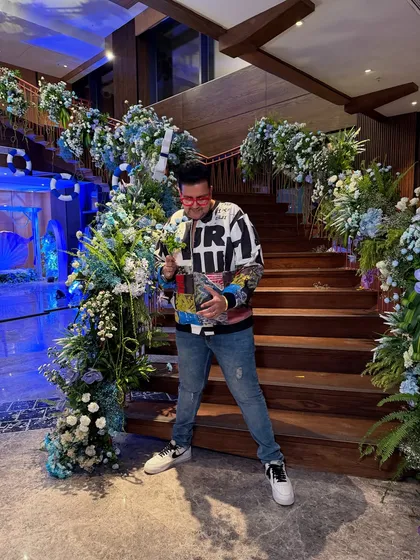 Stepping into the night with style. My outfit is just as much a part of the performance as my music.