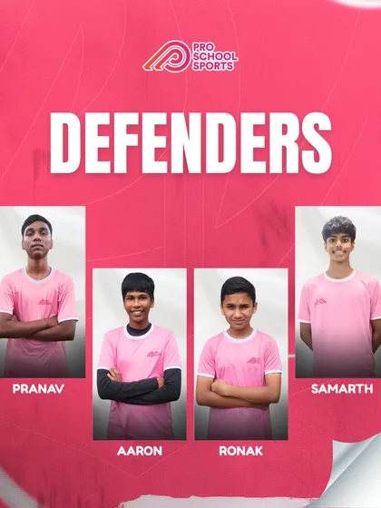 More of our strong defenders from the Under-15 team, ready to protect our goal.