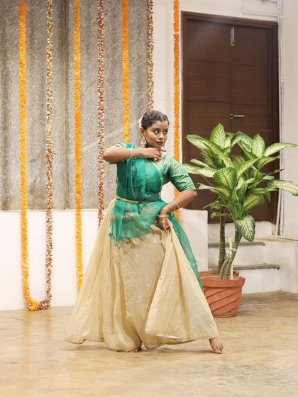 A dancer performs at our Platform Performances event.