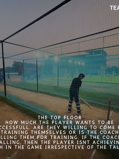 Building the 'Thinking Cricketer' photo 9