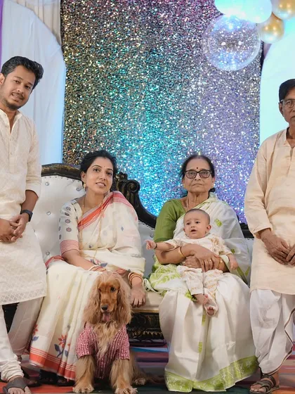 Another beautiful family picture from the celebration.