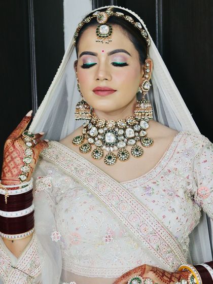 Another close-up, capturing the perfection of the HD makeup.