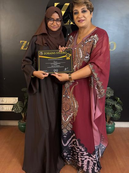 Congratulations to this student on her graduation.