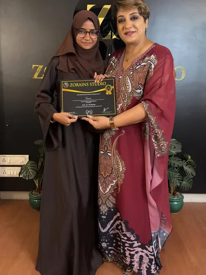 Congratulations to this student on her graduation.