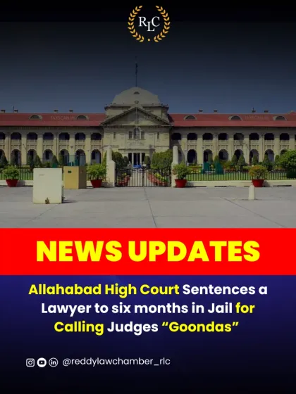 An advocate was sentenced to jail for calling judges "goondas." We explain the concept of criminal contempt of court and why maintaining the dignity of the judiciary is essential for the justice system.