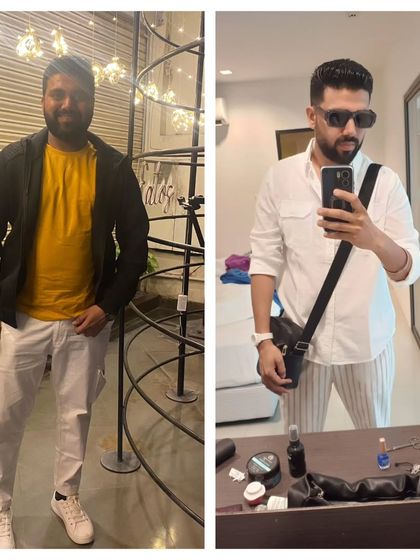 From a bulky frame to a lean, athletic build. This before and after of Tarun's 18 kg loss highlights the power of combining strength training with a targeted fat loss diet.