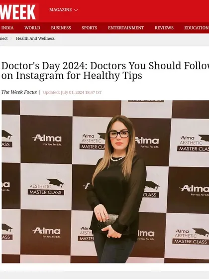 We are honored to be featured in The Week Magazine's list of "Doctors You Should Follow on Instagram" for our expertise and commitment to our clients.