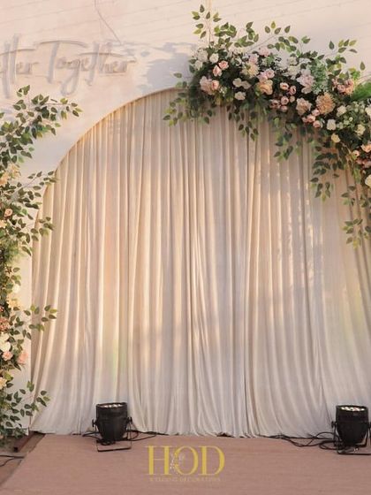 The full view of the "Better Together" photo booth, a perfect spot for the couple and their guests to capture memories.