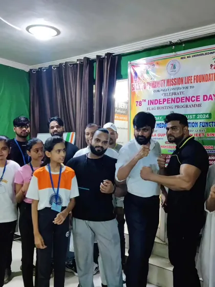 A group of my students, ready for anything. We celebrated the 78th Independence Day by honoring our achievements in martial arts.