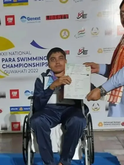 We celebrate every achievement and are incredibly proud of our diverse community of champions. Here, our para-swimmer Shubham Narayan is recognized at the National Para Swimming Championship, a testament to the inclusive and high-performance training we provide.