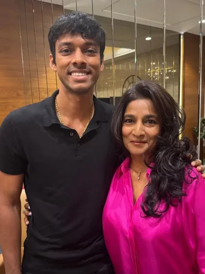 Our director, Dr. Arlene Ghosh, with Olympian Chirag Shetty. We are proud to have such accomplished leaders guiding our academy.