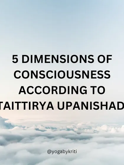An introduction to the five dimensions of consciousness, or Pancha Koshas, as described in the Taittiriya Upanishad.