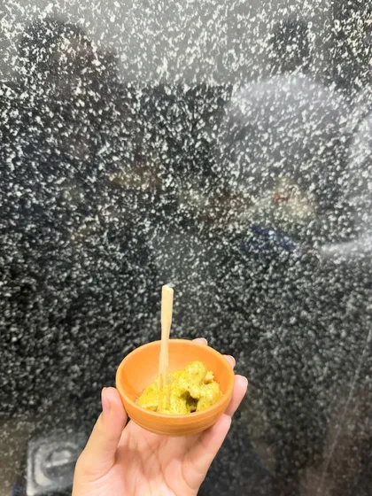 A bite of our Truffle Chicken Malai Tikka, a crowd-pleaser during the Diwali season. It was so special to have Kusha Kapila enjoy our food and talk about it with so much warmth.