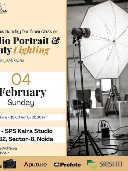 Join our free class on Studio Portrait & Beauty Lighting. This is an opportunity to learn from me and discover the art of capturing stunning, professional-quality portraits.