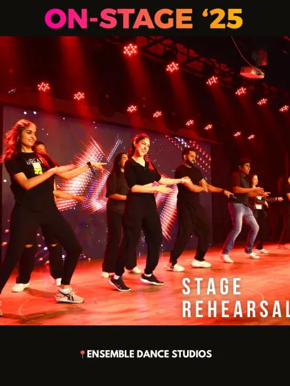 Another shot from stage rehearsal. This is where we fine-tune every detail to ensure the final performance is flawless.